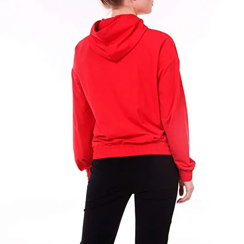 SPORTKIND Trainingsjacke Kapuze rot 116 Stretch