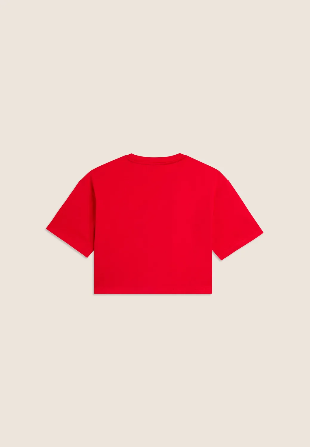 Freddy Flow Cropped T-Shirt Nero Baumwolle mit Nieten