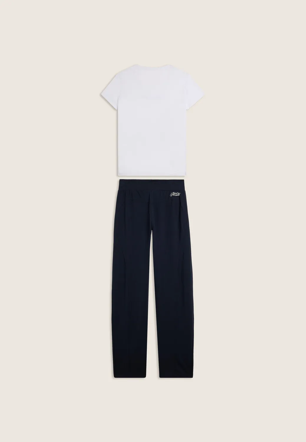 Freddy Damen Set T-Shirt Hose Mediterranea Black
