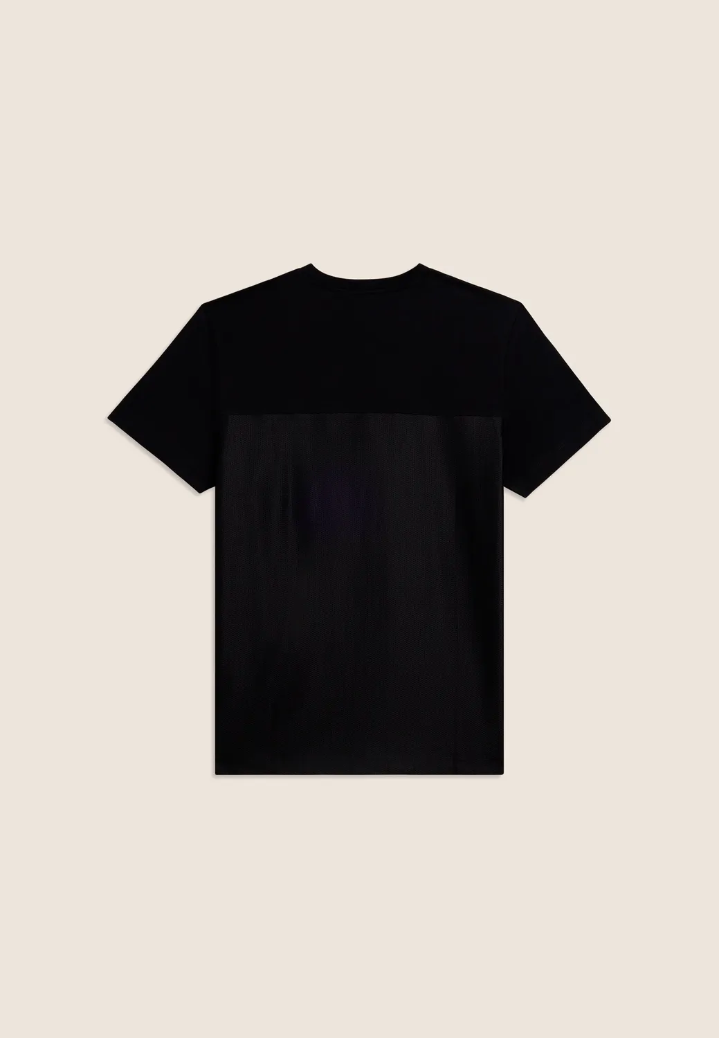 Freddy Baumwoll T-Shirt Herren Regular Schwarz mit Minilogo