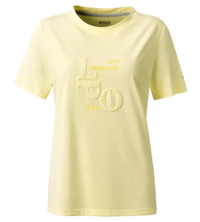 LPO Tizia T-Shirt hellgelb legerer Schnitt
