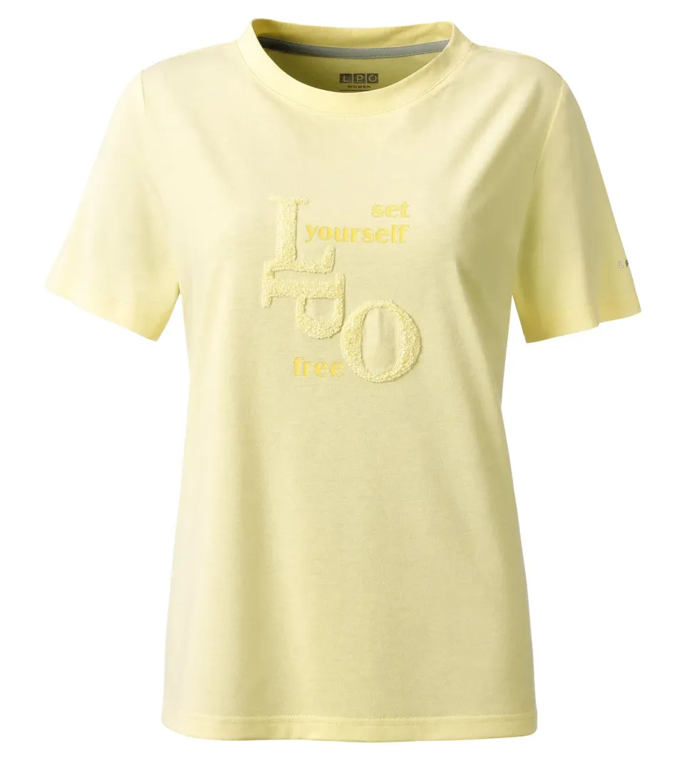 LPO Tizia T-Shirt hellgelb legerer Schnitt