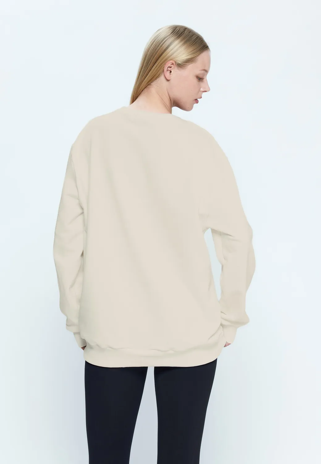 Freddy Elite Sweatshirt Baumwolle Grau meliert Stick