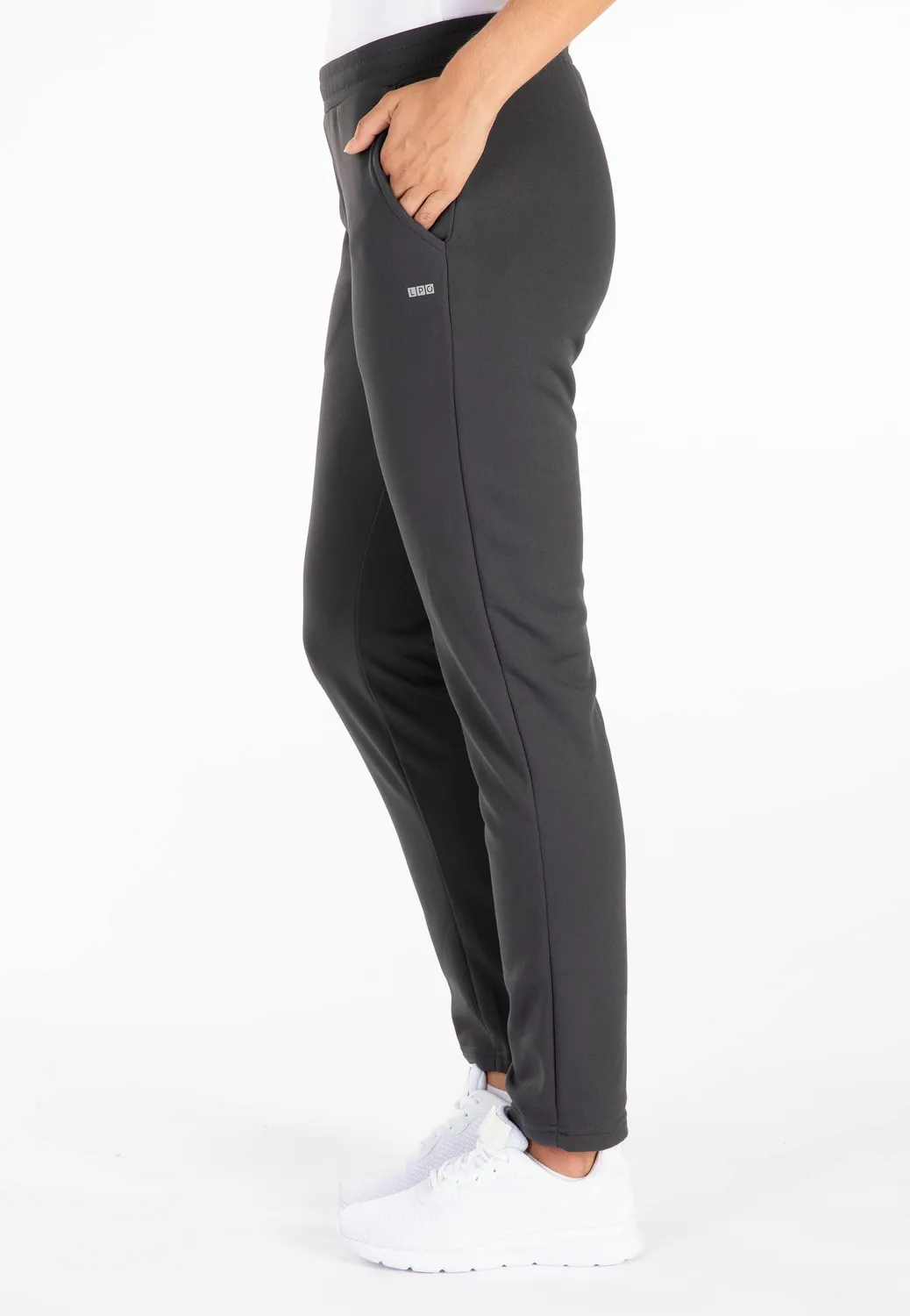 LPO Olivia Hose Damen dunkelgrau angeraut