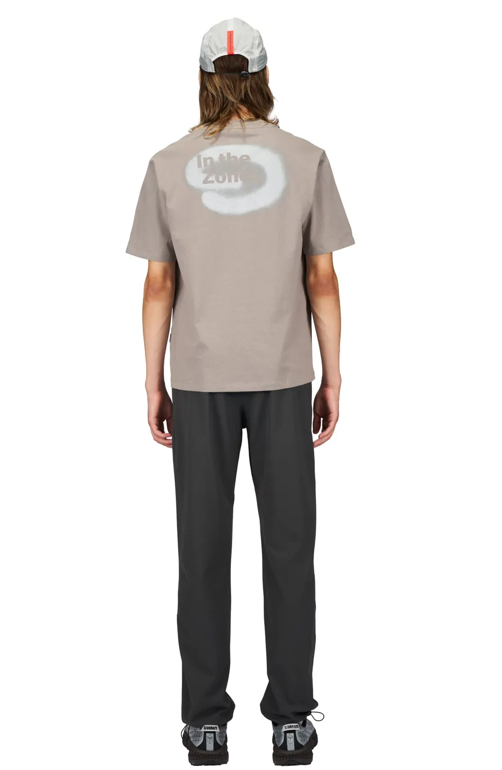 UNNA Everywhere Pants Herren Laufhose Dunkelgrau Zip
