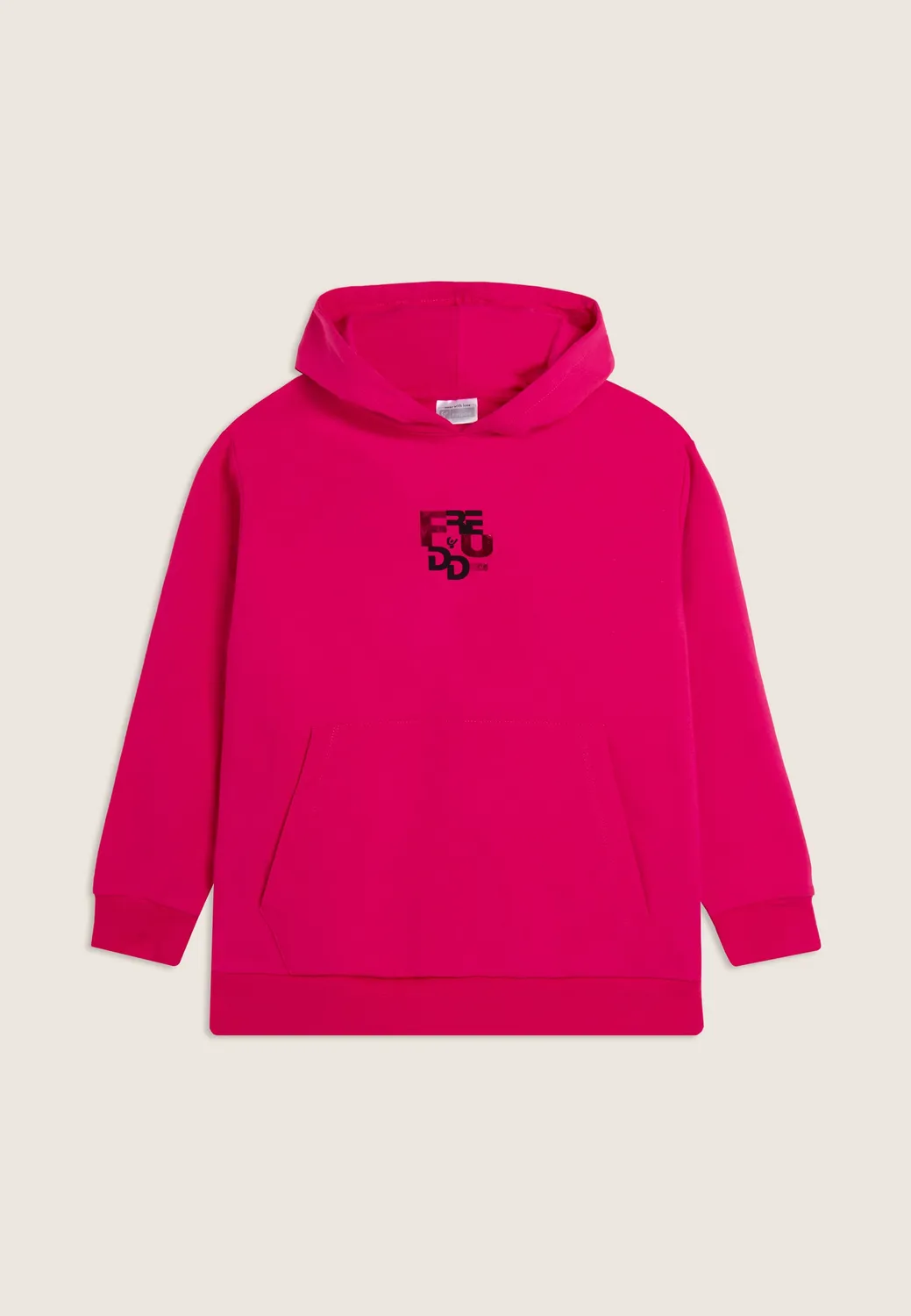 Freddy Junior Oversize Hoodie Mädchen Schwarz Grafik
