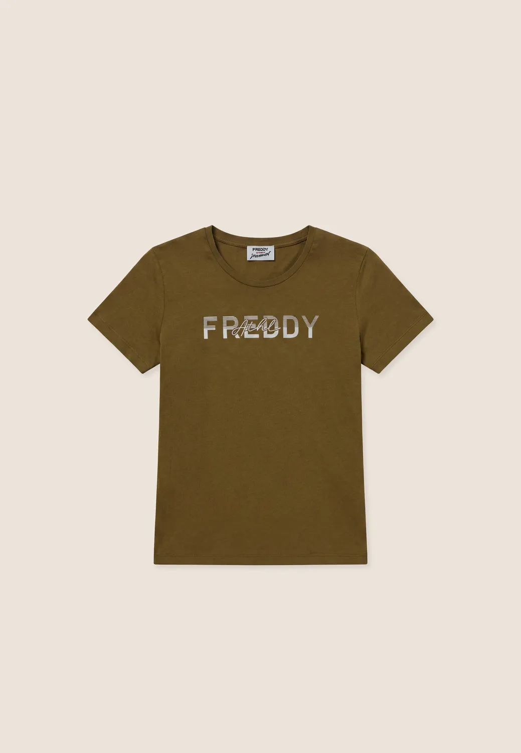 Freddy T-Shirt Damen Baumwolle Moonbeam regular