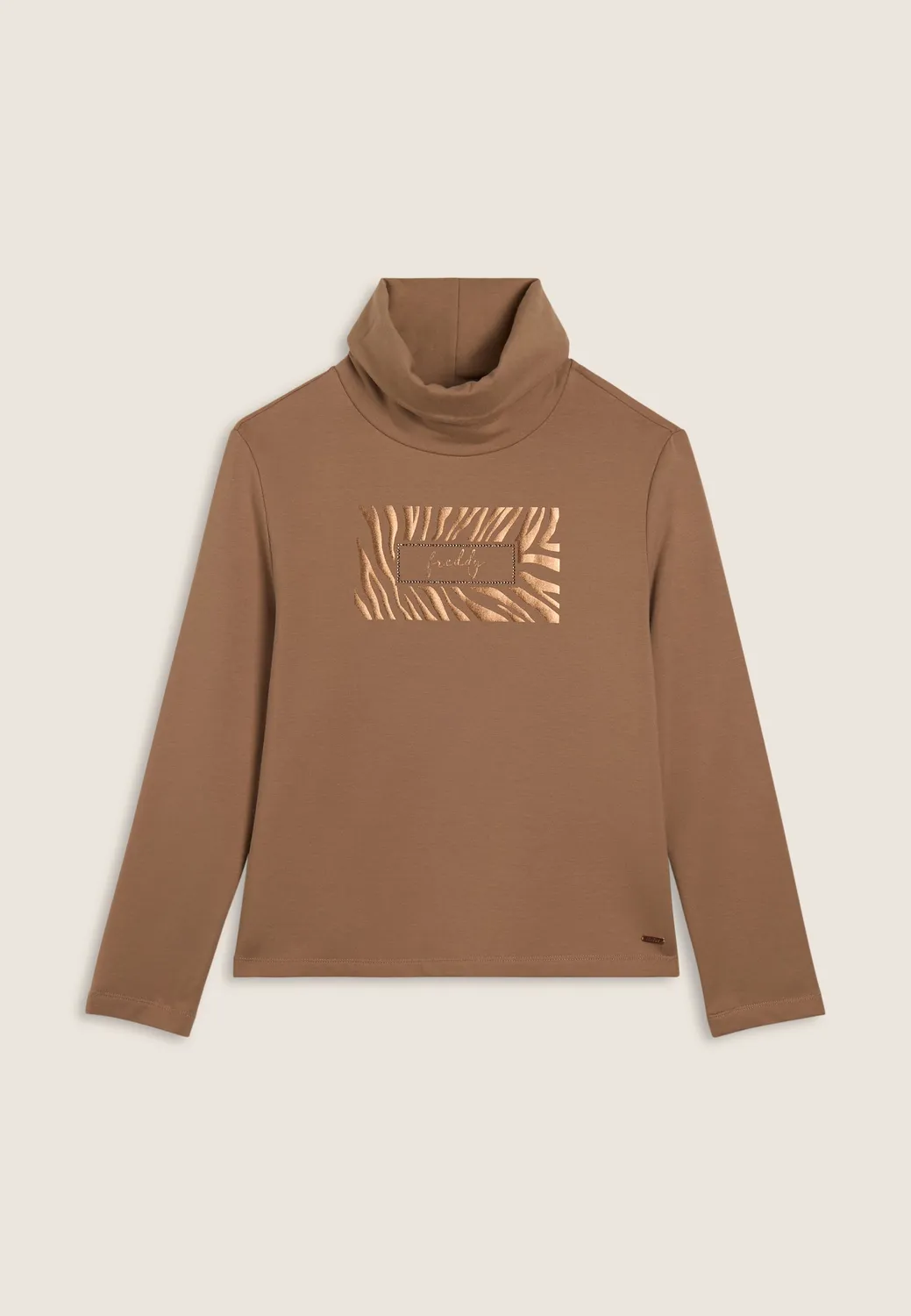 Freddy Damen Sweatshirt schwarz Strass Logo