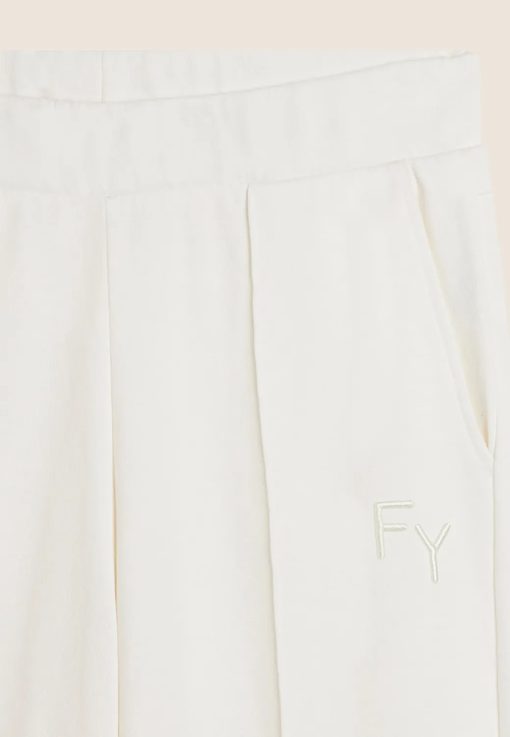 Freddy Wide Leg Sporthose Logo Schwarz bequem