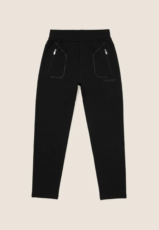 Freddy Herren Sweathose Schwarz Tech-Fleece