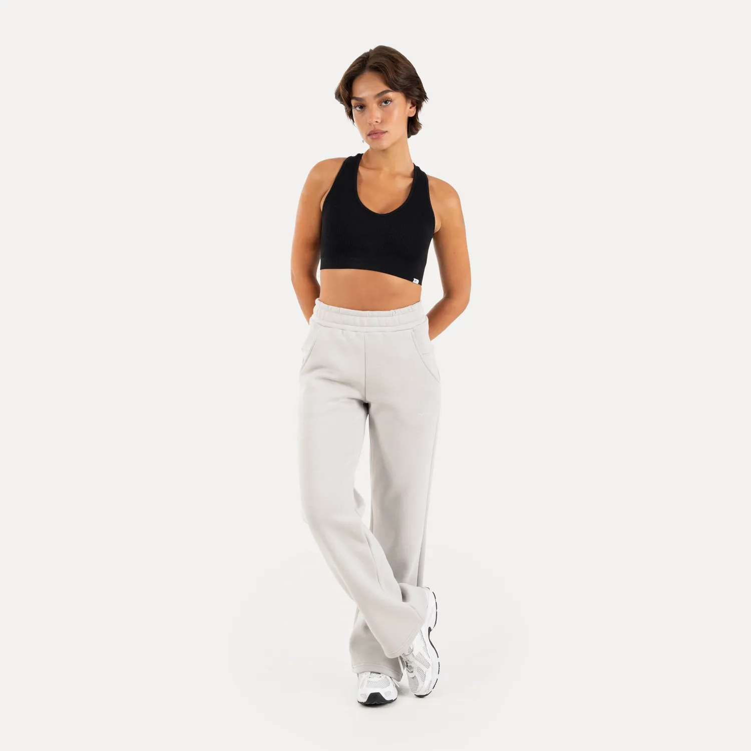 Smilodox Sorea Finy Jogginghose Schwarz Loose Fit