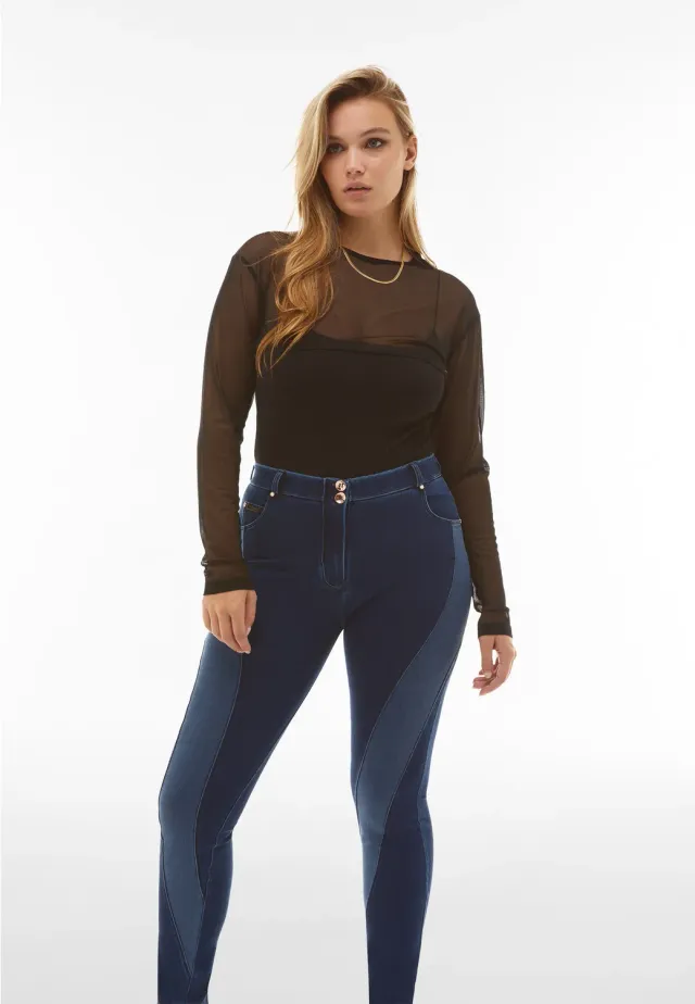 Freddy WR.UP Superskinny Jeans dunkelblau push-up