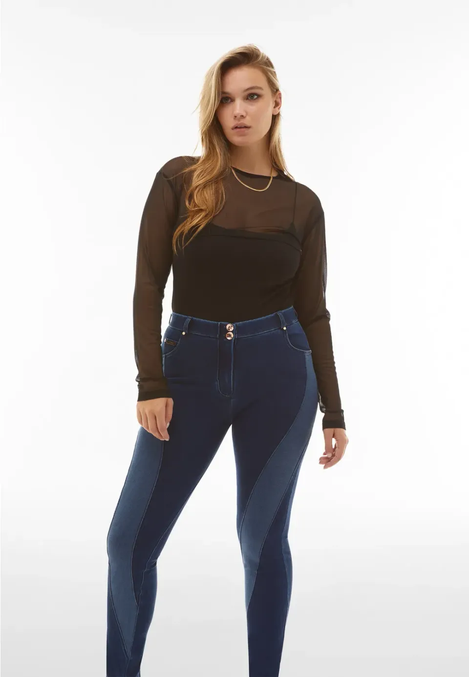 Freddy WR.UP Superskinny Jeans dunkelblau push-up