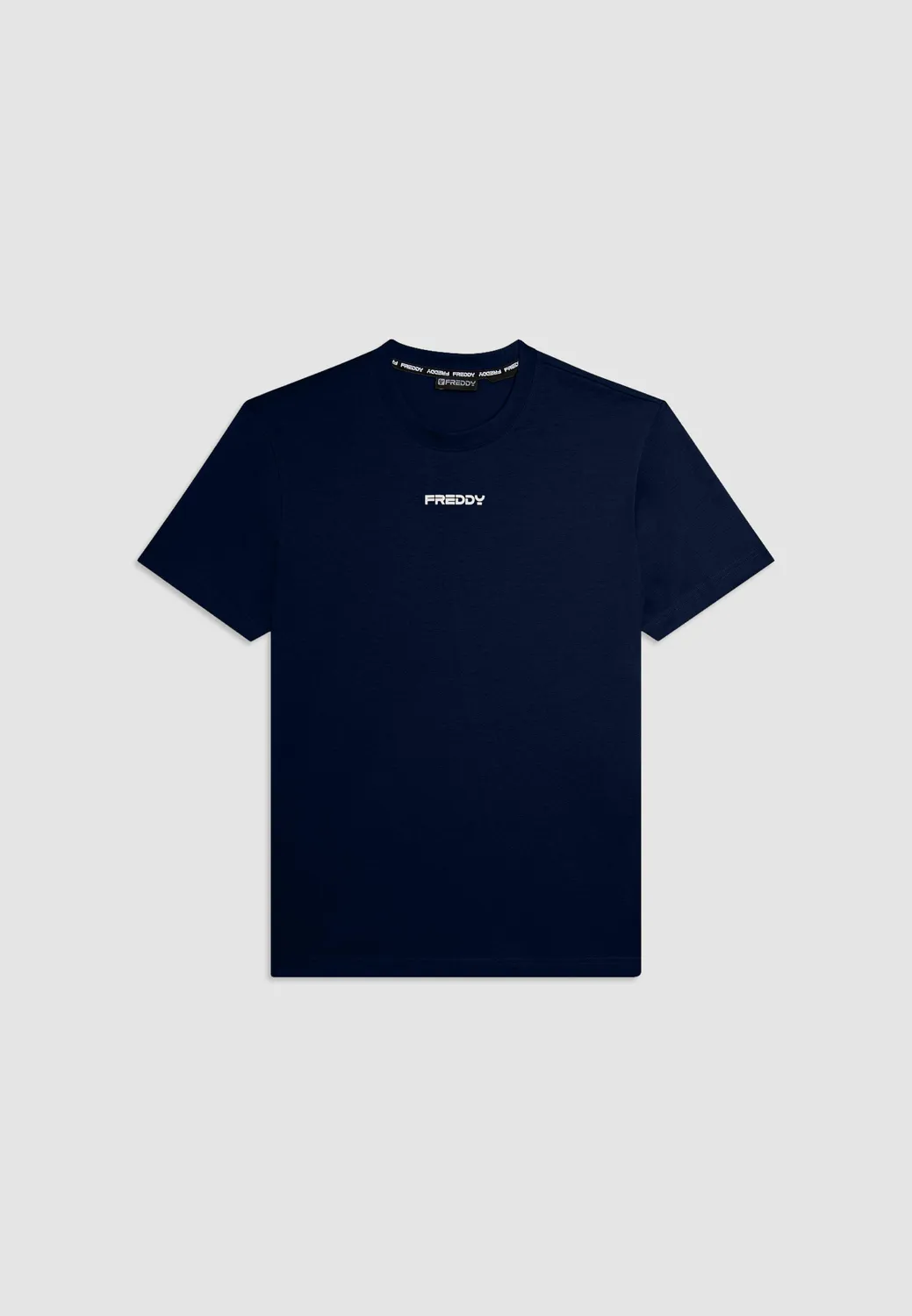 Freddy T-Shirt Baumwolle Pageant Blue Logo kurzarm