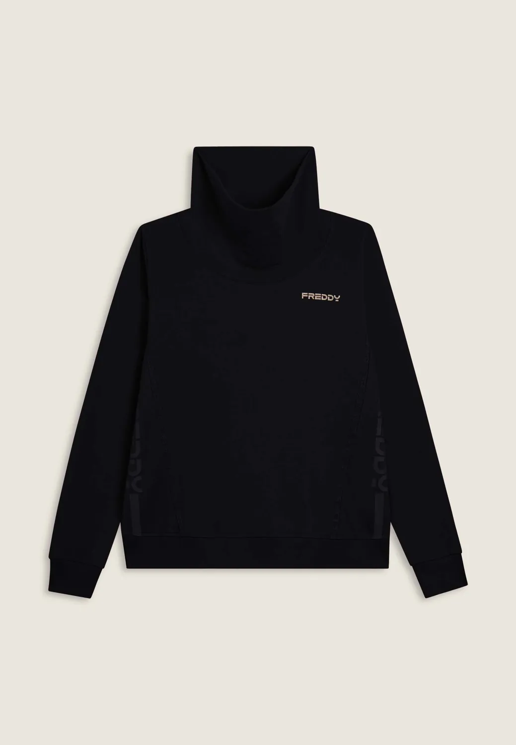 Freddy Sweatshirt Damen Grafik Feige hoher Kragen