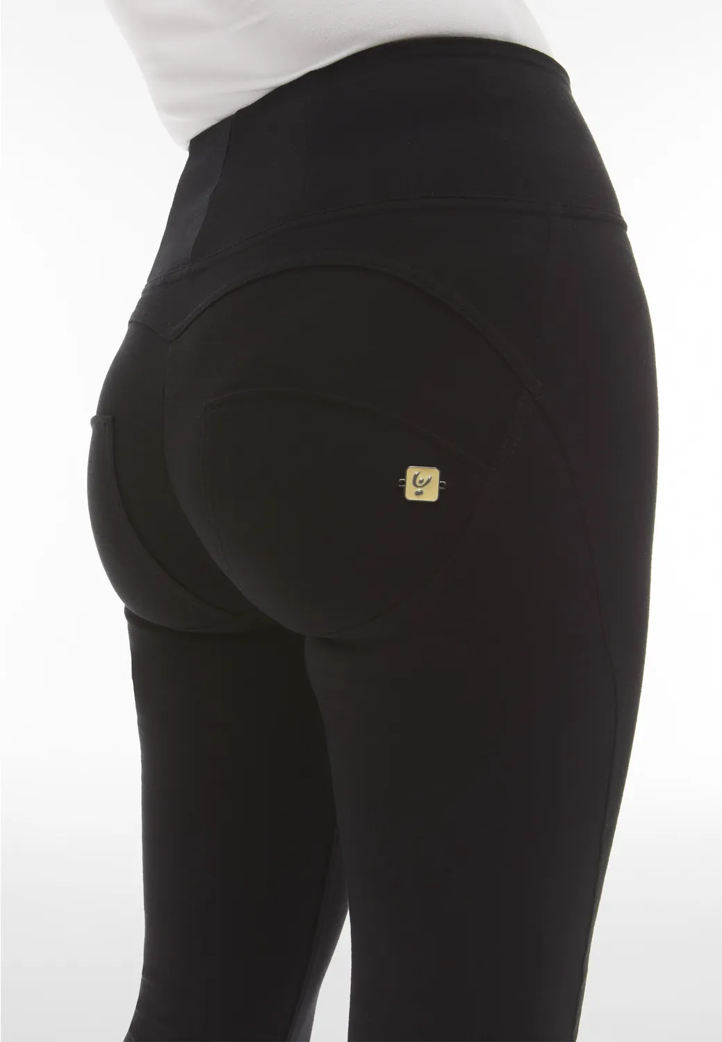 Freddy WR.UP Skinny Leggings hohe Taille schwarz Bio-Baumwolle
