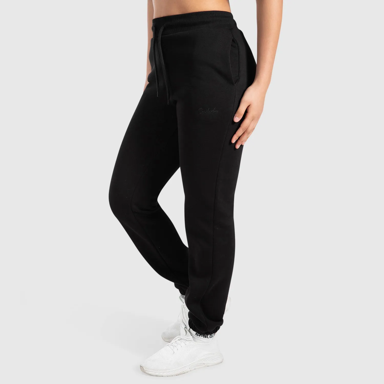 Smilodox Dalila Jogginghose Grau Melange Damen slim