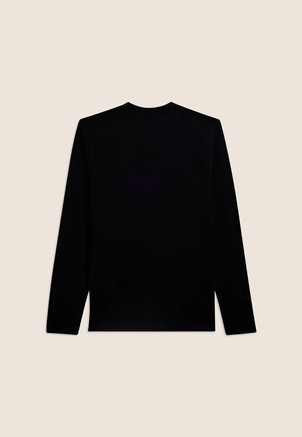 Freddy Langarmshirt Jersey Zip Black Baumwolle