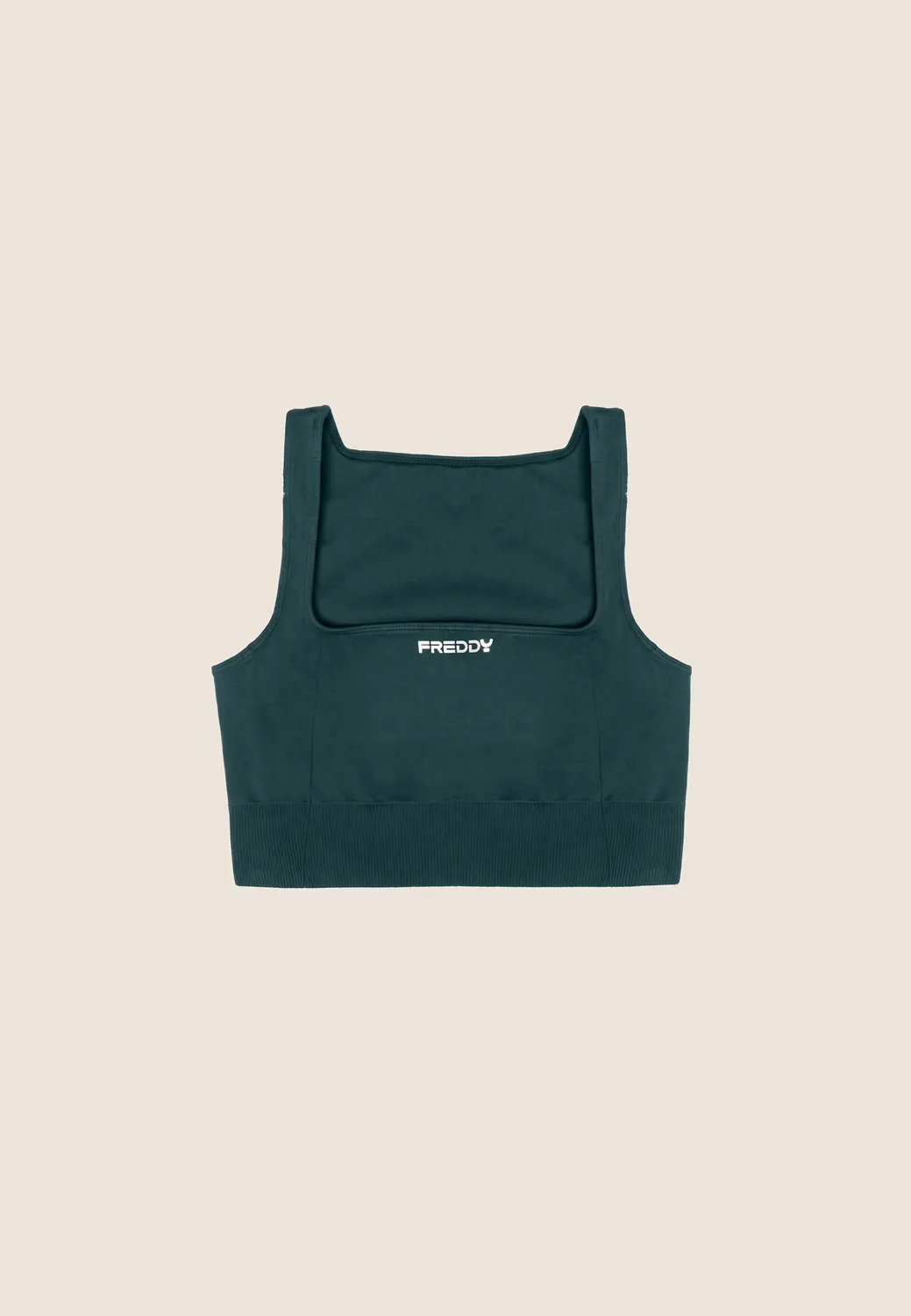 Freddy Seamless Top mittlerer Halt Nero-Argento
