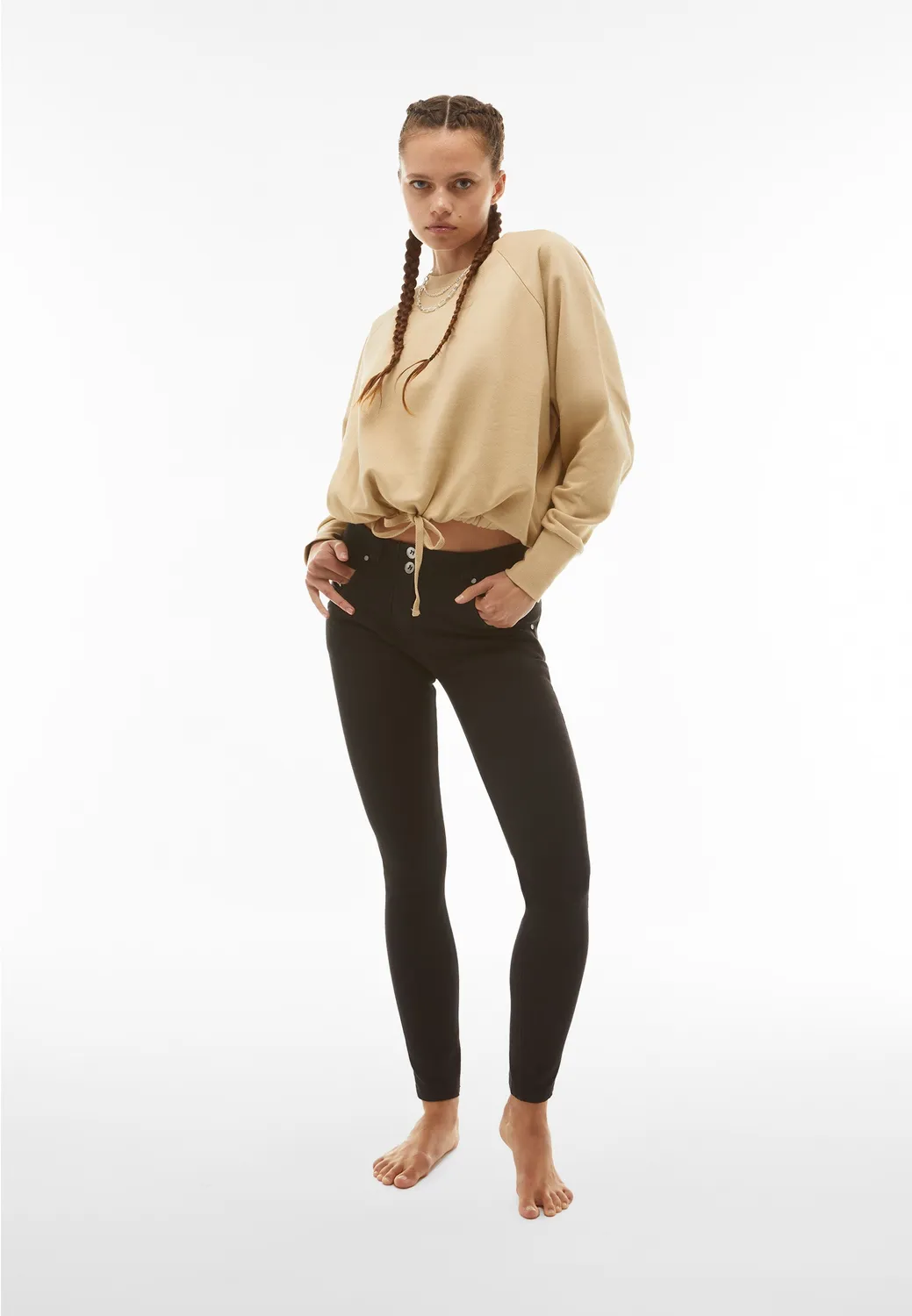 Freddy WR.UP Skinny Hose Diva Blue B115 Bio-Baumwolle