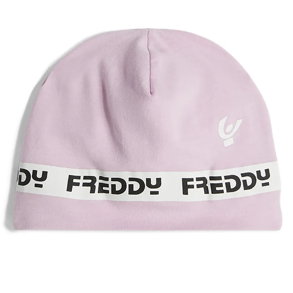 Freddy Baby Mütze Baumwolle rosa mit Logoband