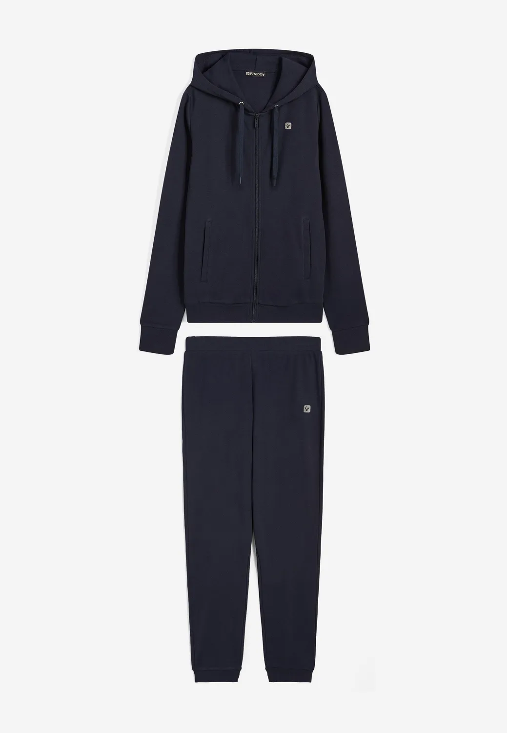 Freddy Interlock Trainingsanzug Zip-Hoodie Nero M