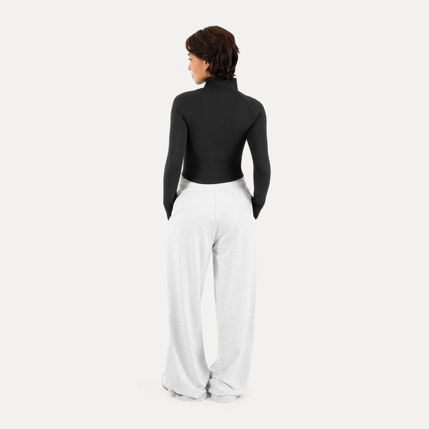 Smilodox Sorea Veyt Jogginghose Damen Schwarz Loose Fit