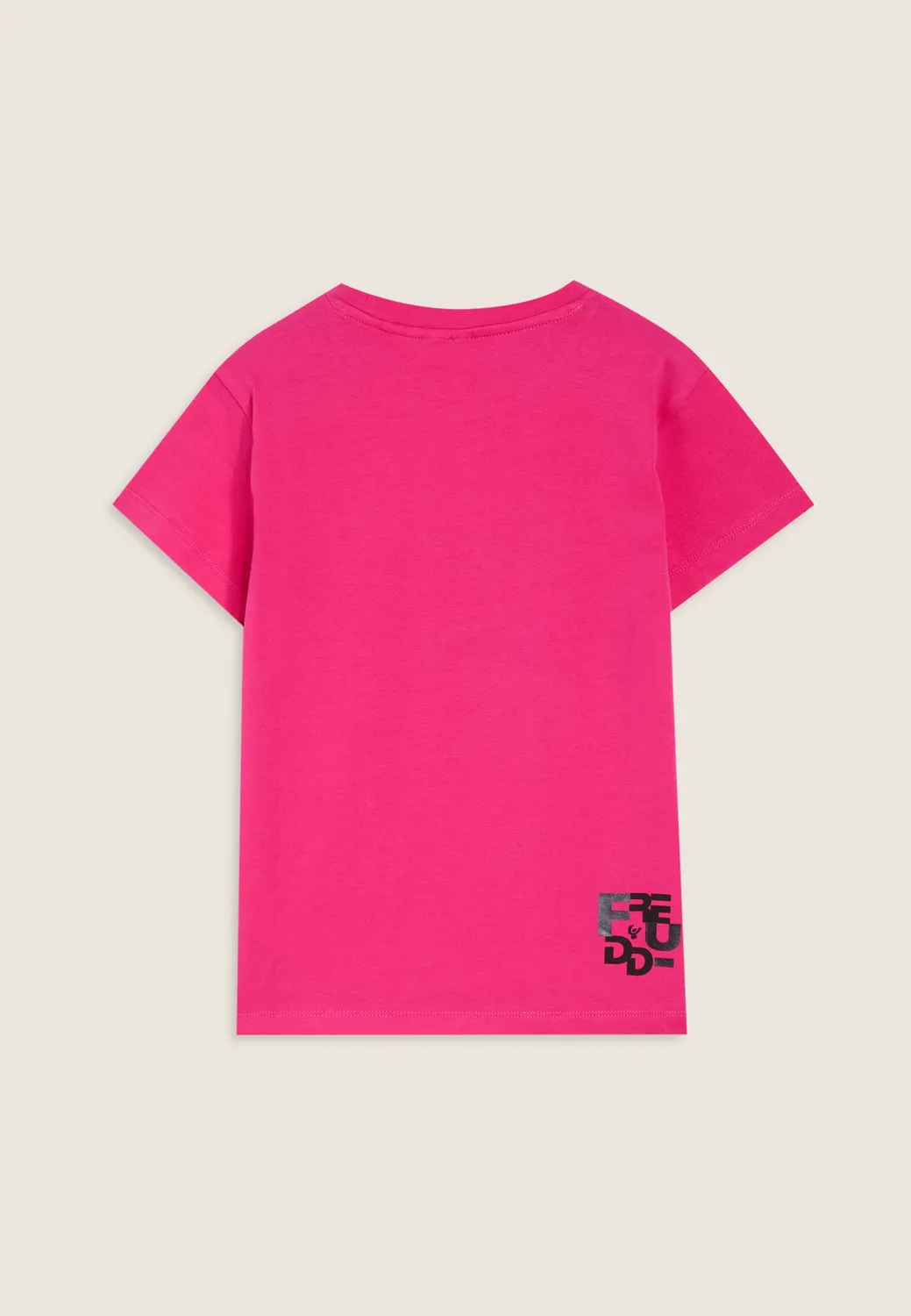 Freddy T-Shirt Mädchen Schwarz Maxi-Logo Baumwolle
