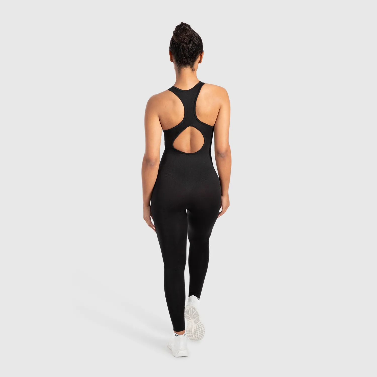 Smilodox Elsie Jumpsuit Schwarz Seamless