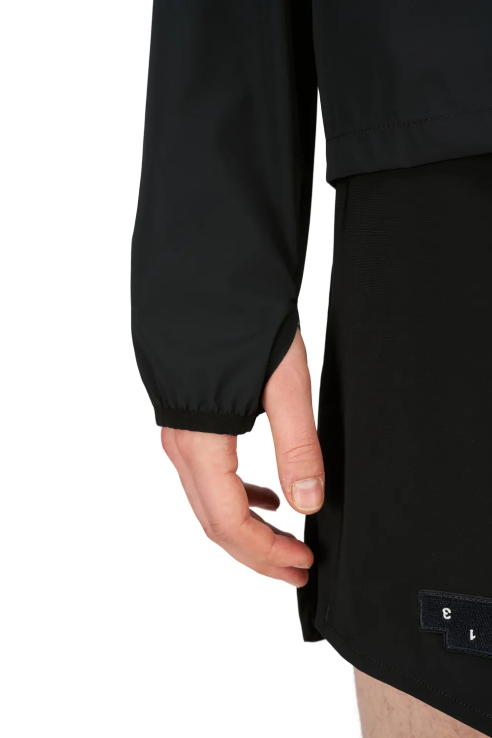 UNNA Run Wild Shirt Overshirt Herren Schwarz elastisch