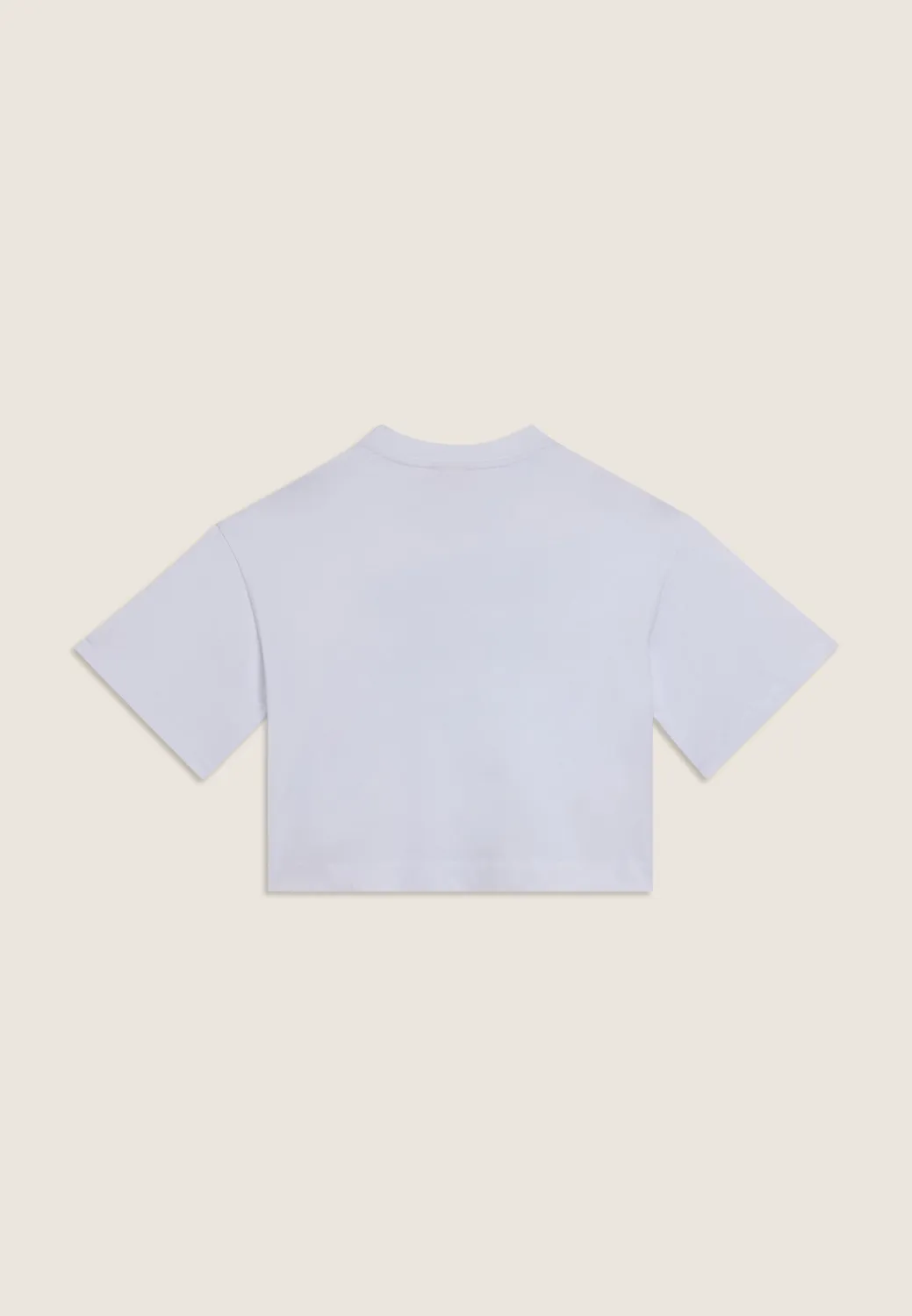 Freddy Cropped T-Shirt Mädchen Weiß Paisley