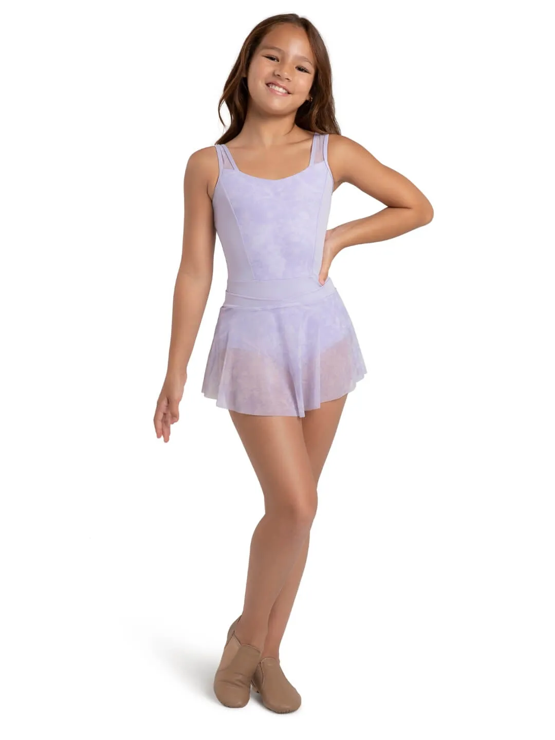 Capezio Jewel Garden 12294C Kinder Ballettrock Schwarz Mesh