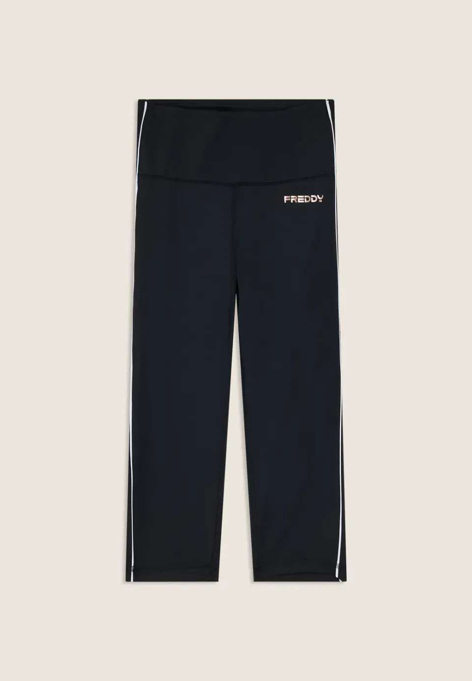 Freddy Sport Capri-Leggings schwarz High-Waist Stretch