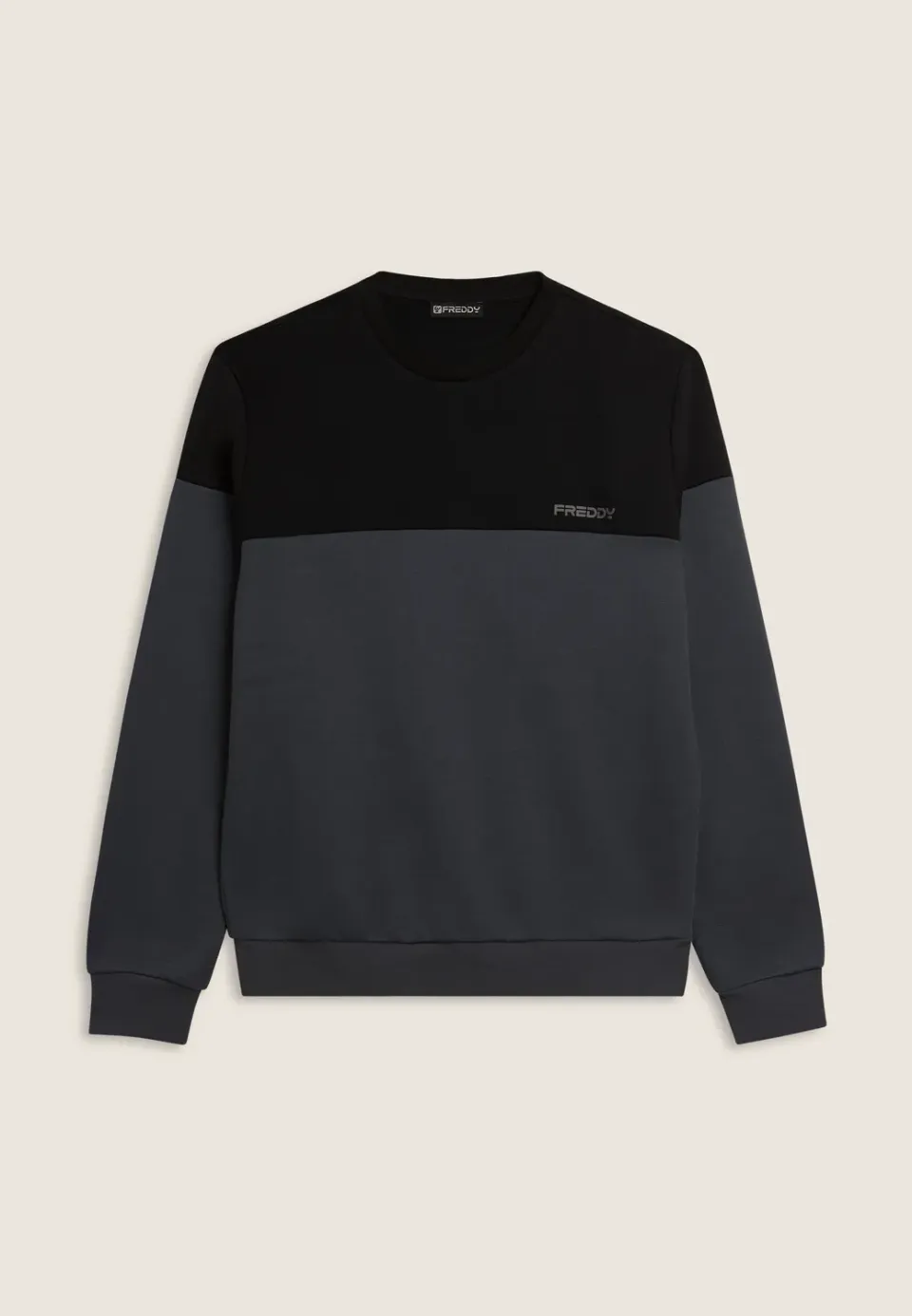 Freddy Sweatshirt Herren Colour-Block Baumwolle Gr. M