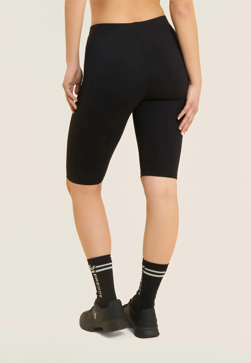 Freddy Biker Leggings Schwarz hoher Baumwollanteil