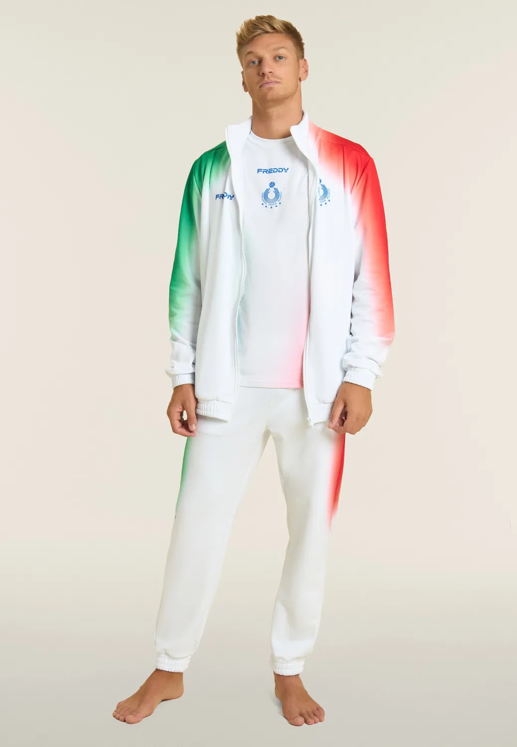 Freddy Beach Volley Italia 2025/26 Jacke Weiß