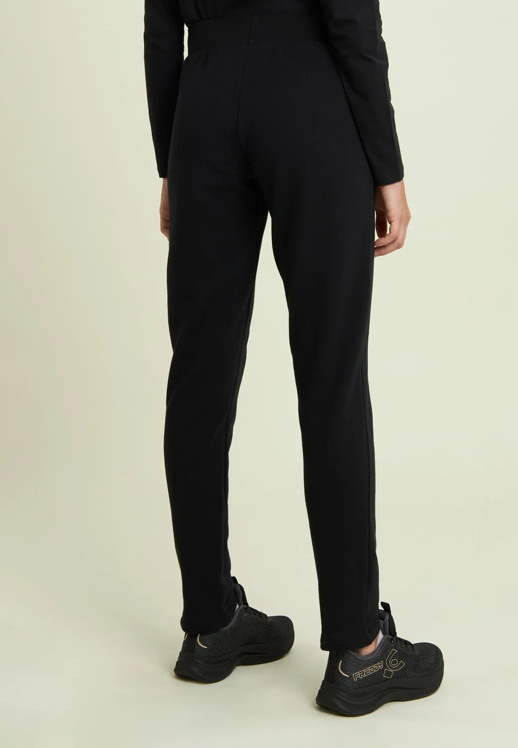 Freddy Regular Sweathose Melange Gray blickdicht