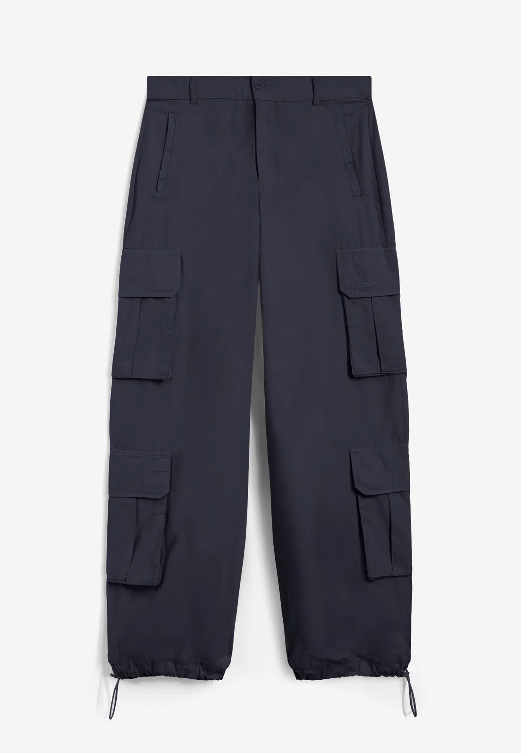 Freddy Cargo Baggy Popelinehose navy Baumwolle