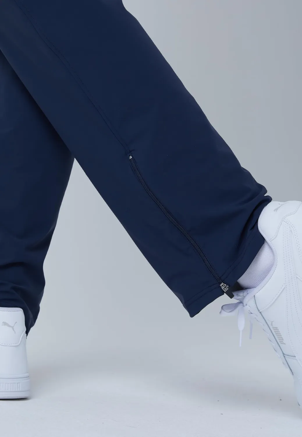 Sportkind Woven Trainingshose Navy Gr. L mit Zip