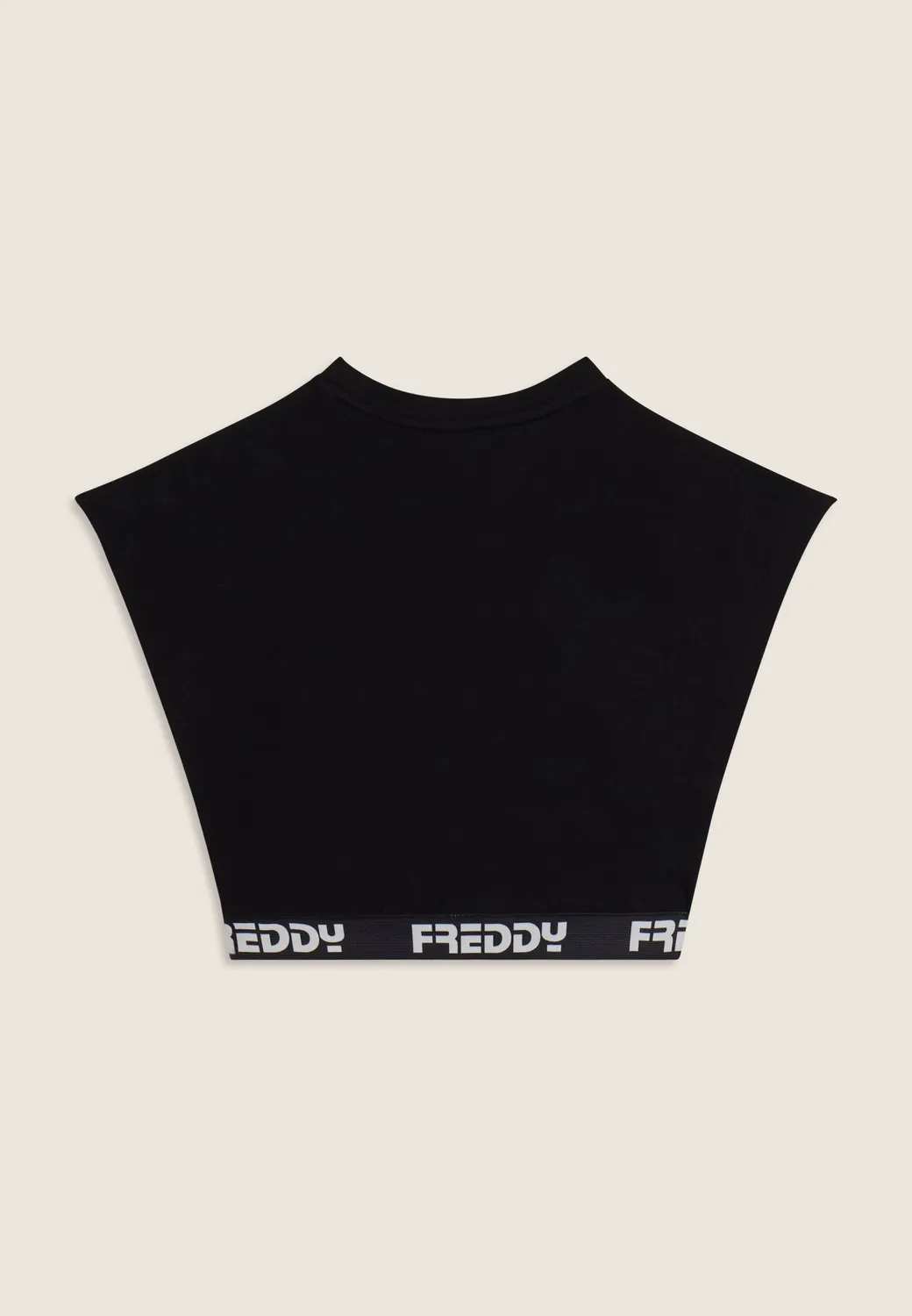 Freddy Cropped Top Mädchen Schwarz ärmellos