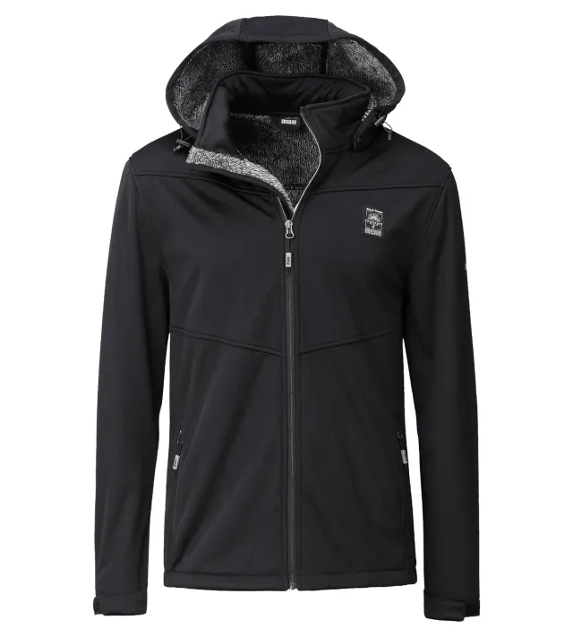 LPO Laron 2 Softshelljacke schwarz atmungsaktiv