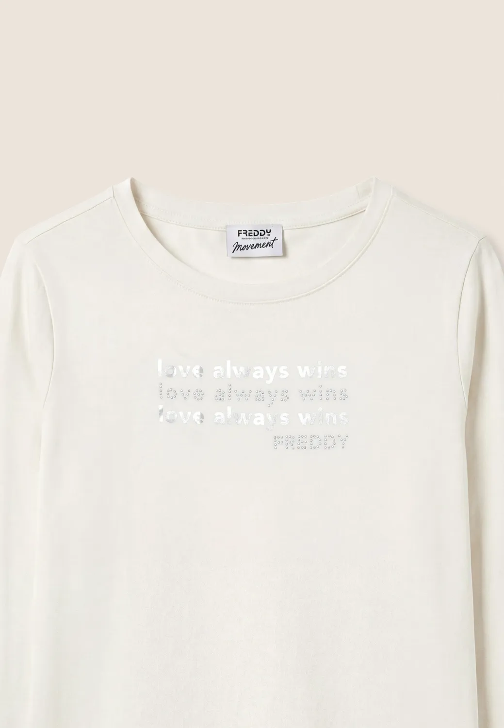 Freddy Love Always Win Langarmshirt Perlen