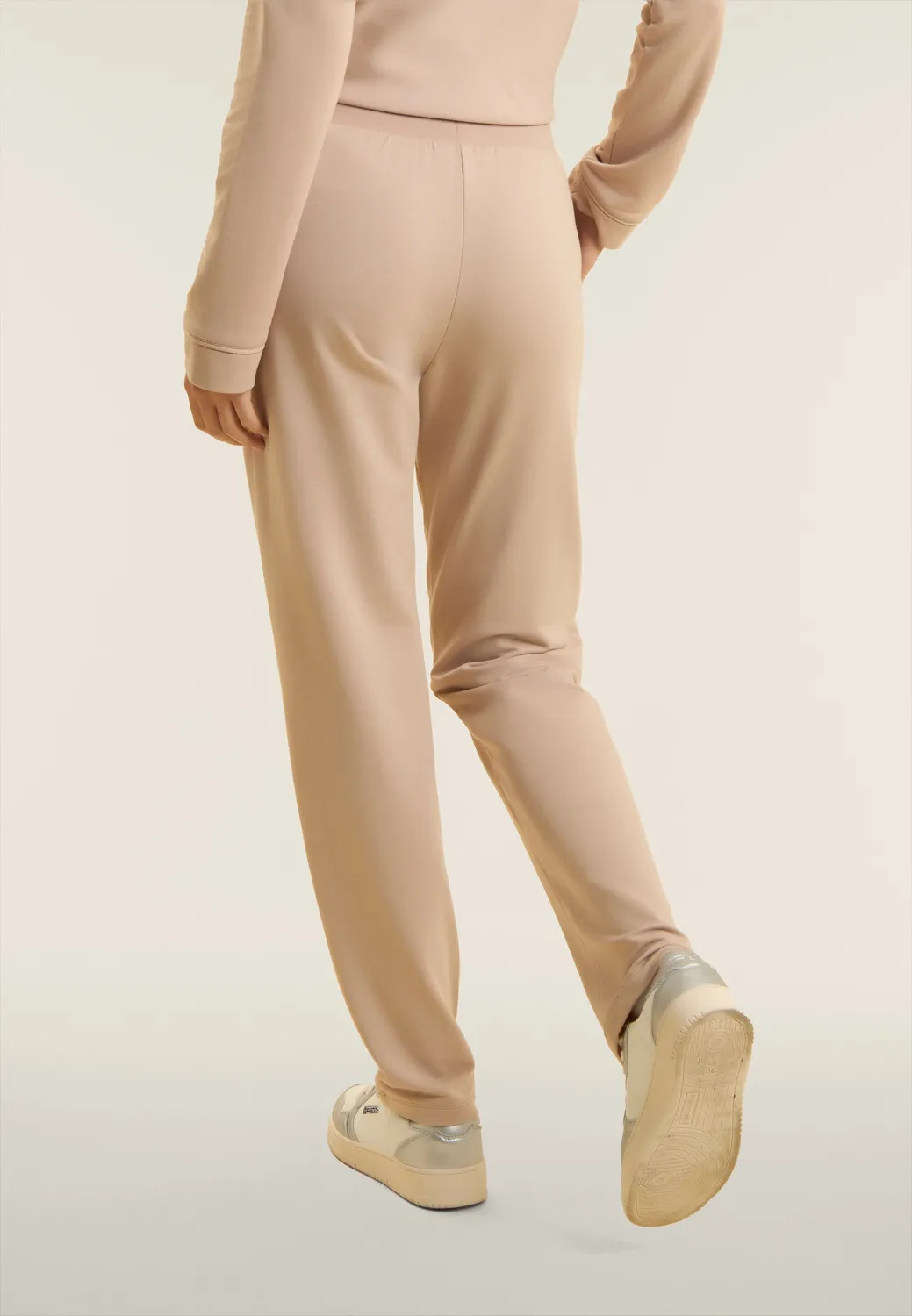 Freddy Strass Sporthose gerade Dunkelblau French Terry