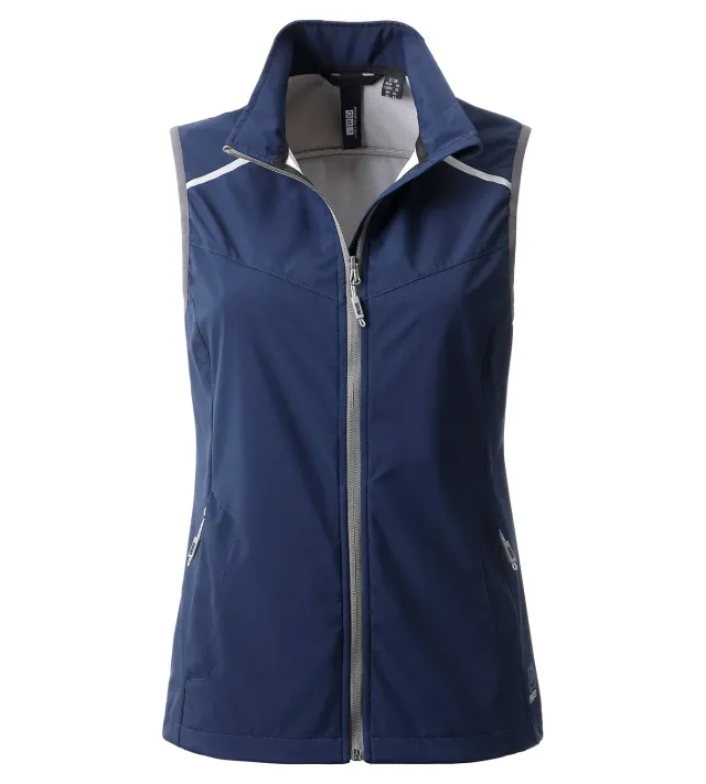 LPO Hellen Softshellweste Damen dunkelblau wasserabweisend