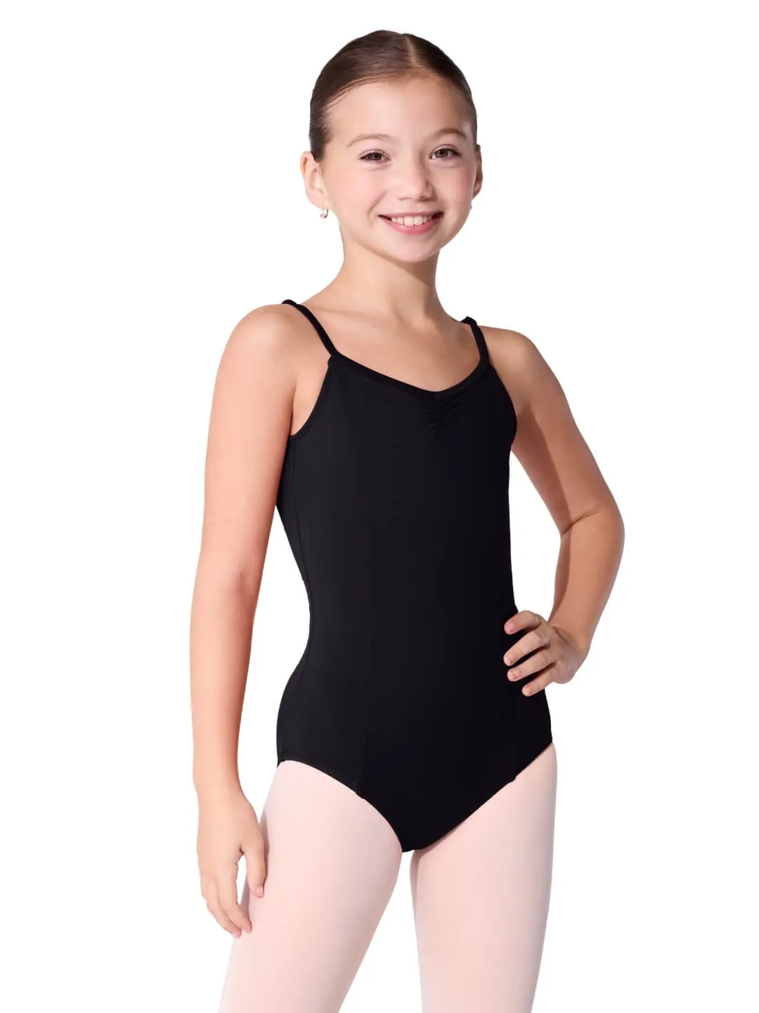 Capezio Essentials ES1001C Kinder-Trikot Schwarz verstellbar