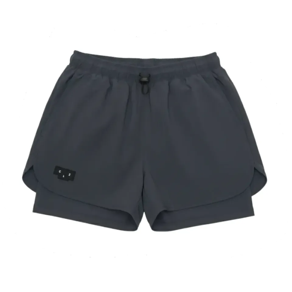 UNNA Flow Shorts 3" W Shorts Blue Grey ECONYL
