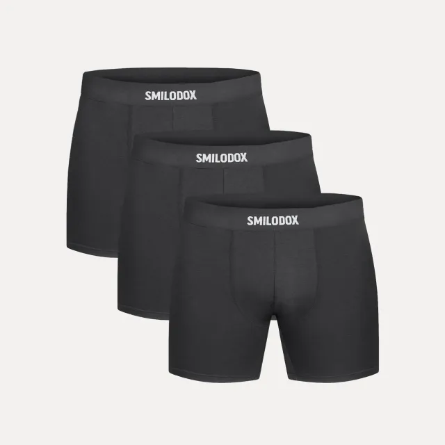 Smilodox Thoren Boxershorts Herren 3er Pack atmungsaktiv