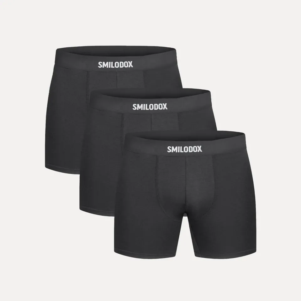 Smilodox Thoren Boxershorts Herren 3er Pack atmungsaktiv