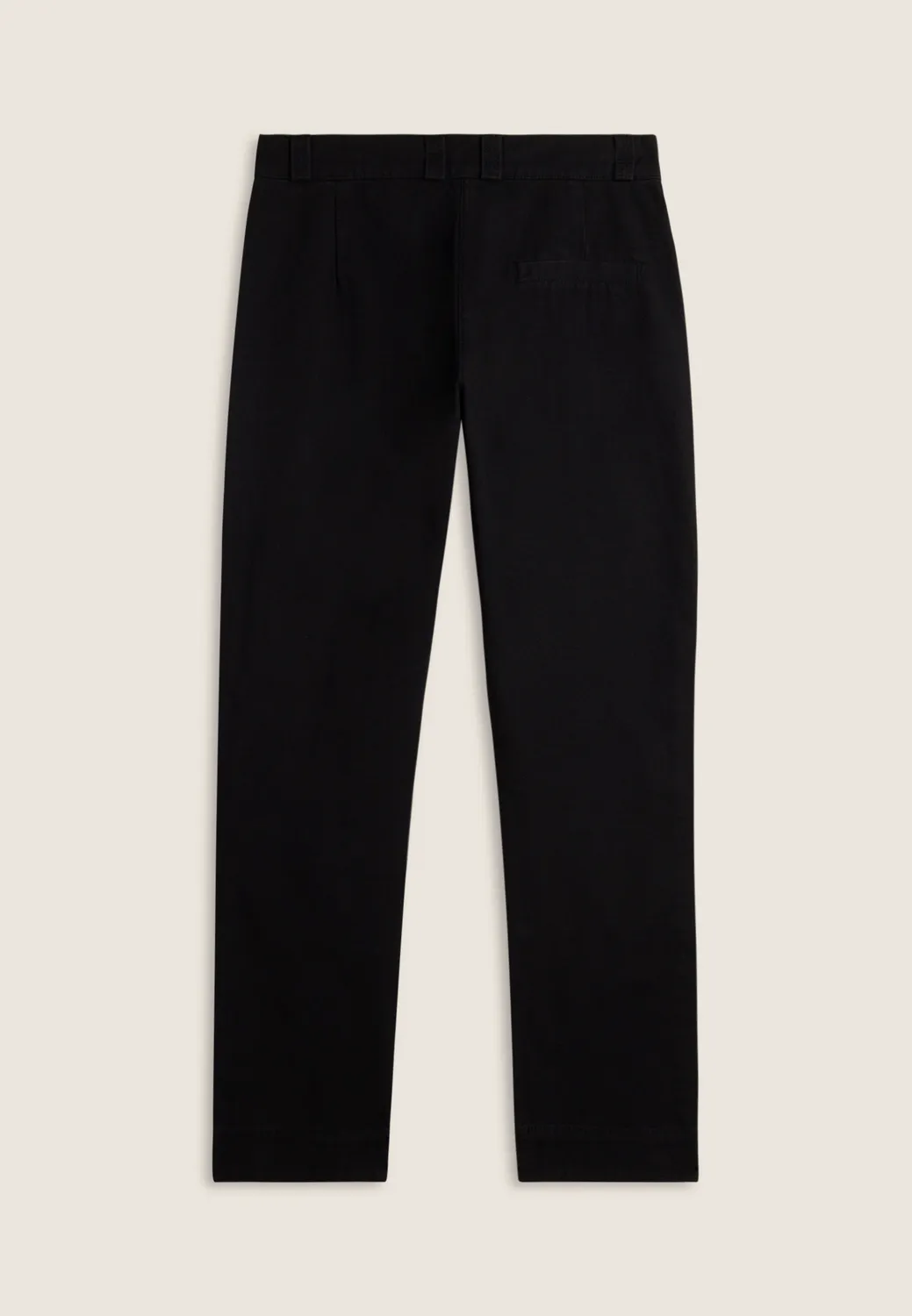 Freddy Cropped Slim Fit Baumwollhose Schwarz blickdicht