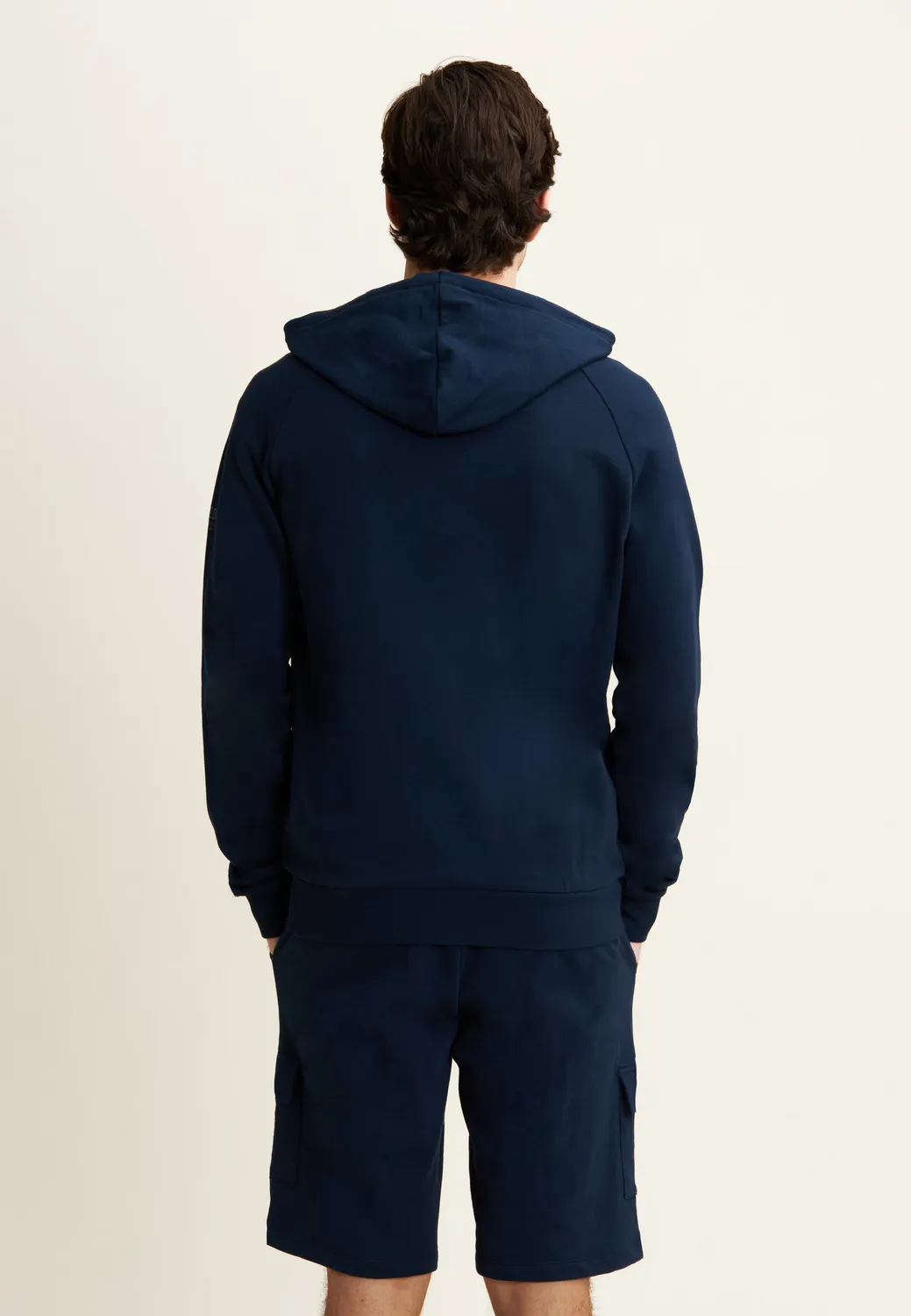 Freddy Kapuzenjacke French Terry Camouflage Dress Blue